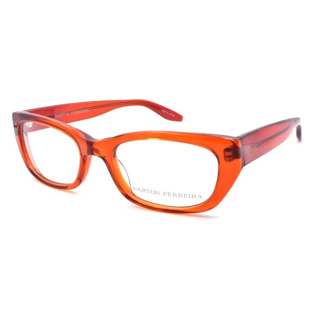 Barton Perreira Diprima FLA Women's Eyeglasses Frames 50-19-135 Flame Red
